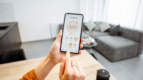 smart home system controlling energy-efficient appliances